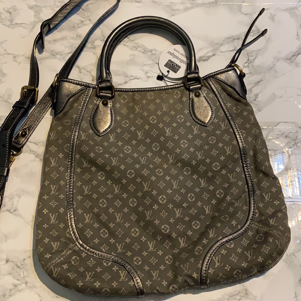 Louis Vuitton Mini Lin Besace Angele Bag Olive Crossbody